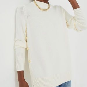 Tuckernuck Bexley Ivory Button-Trim Sweater